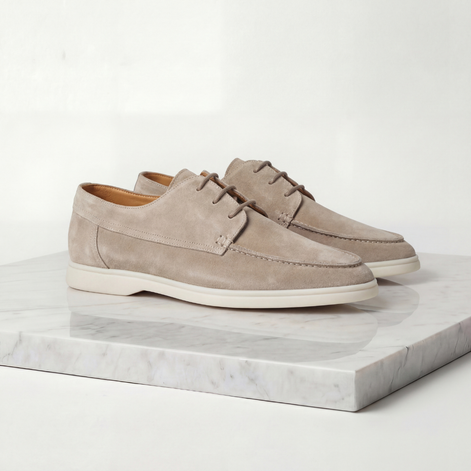 Men's Suede Shoes - Elegant Formal Footwear