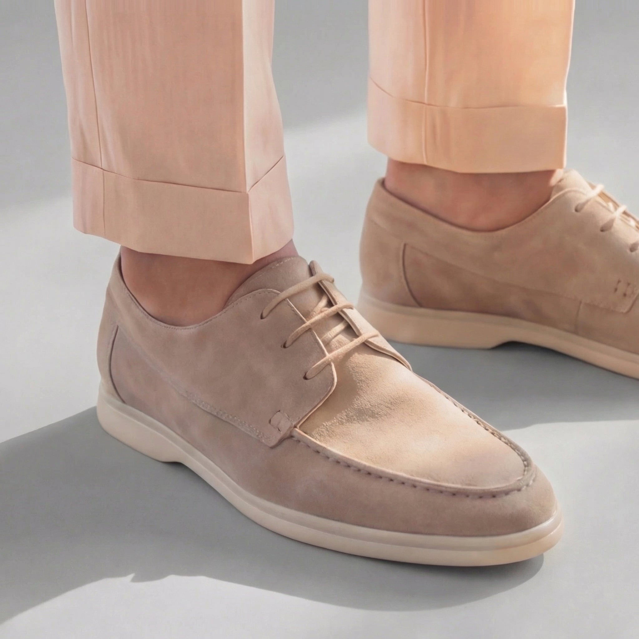 Men's Suede Shoes - Elegant Formal Footwear