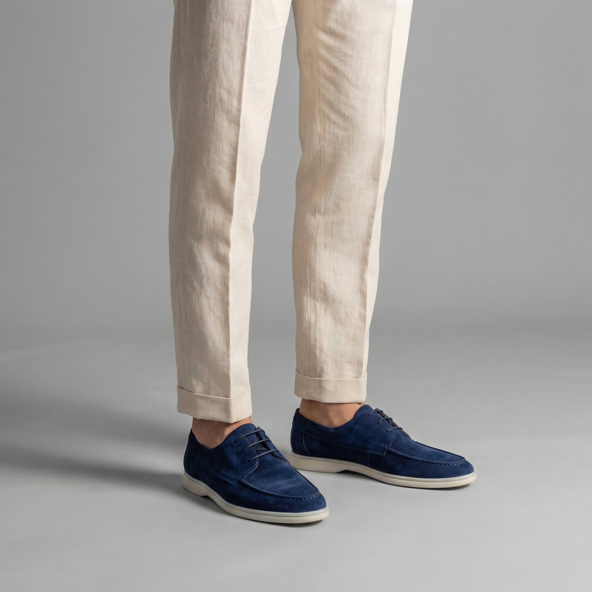 Men's Suede Shoes - Elegant Formal Footwear