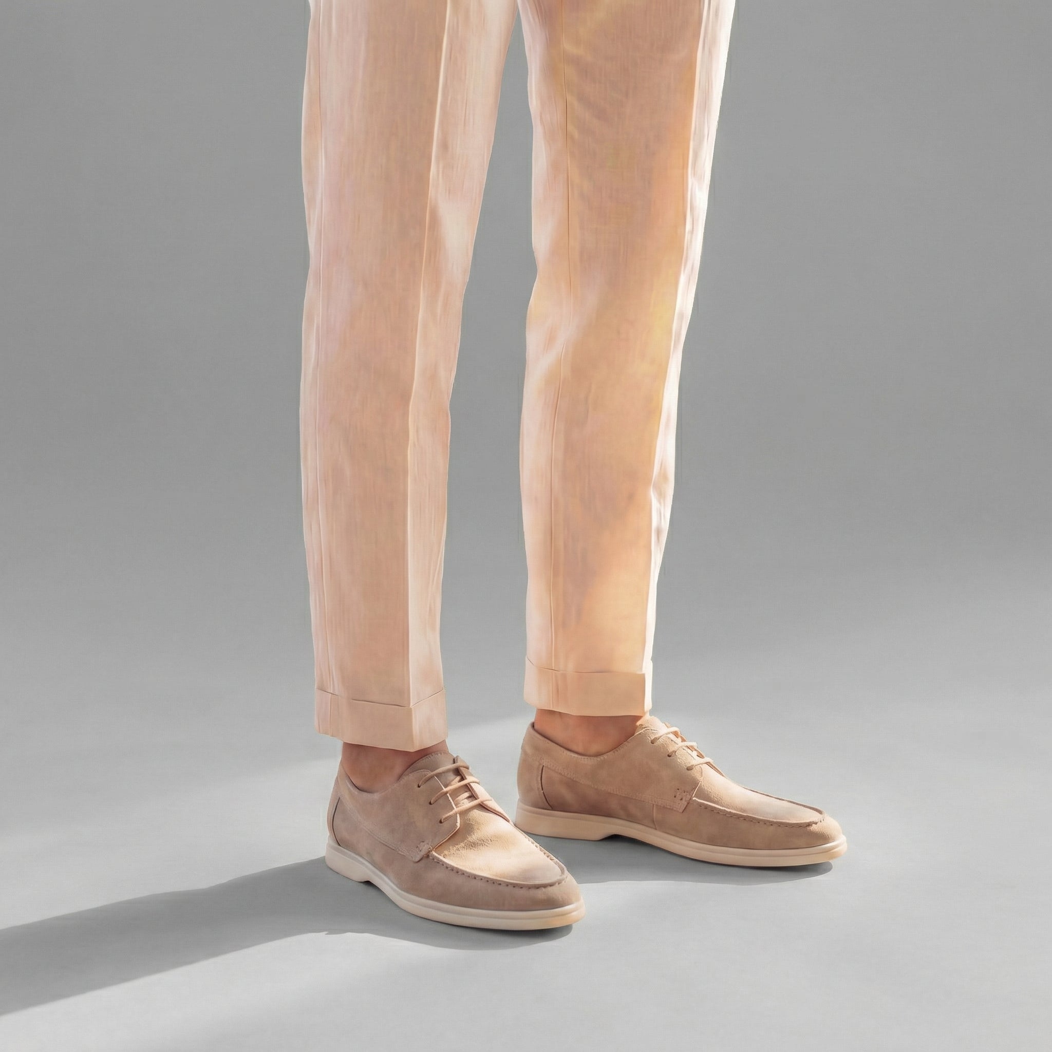 Men's Suede Shoes - Elegant Formal Footwear