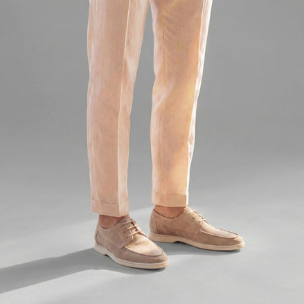 Men's Suede Shoes - Elegant Formal Footwear
