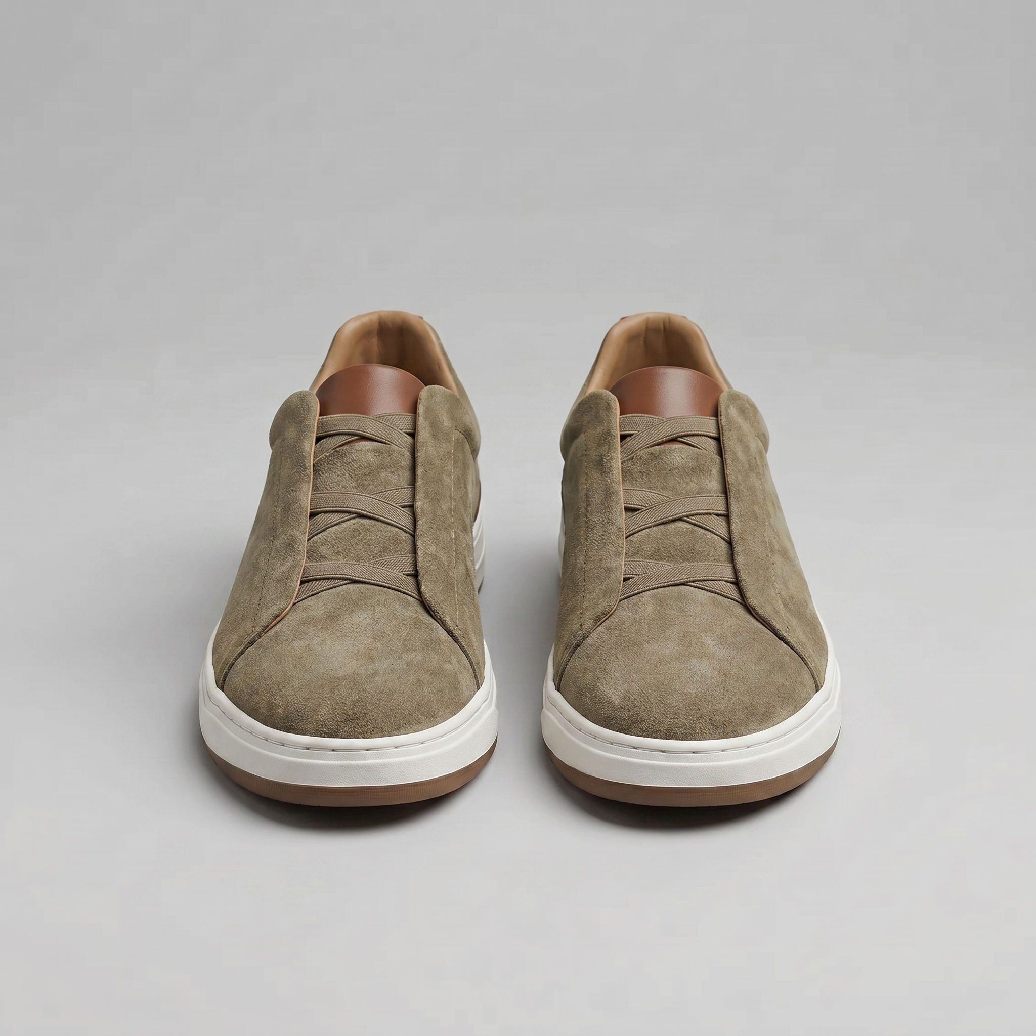 Men's Suede Slip-On Casual Sneakers
