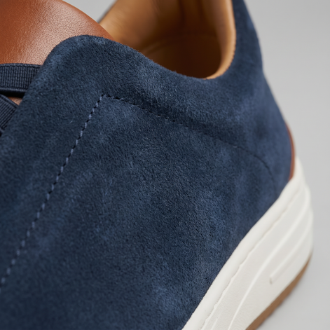 Men's Suede Slip-On Casual Sneakers