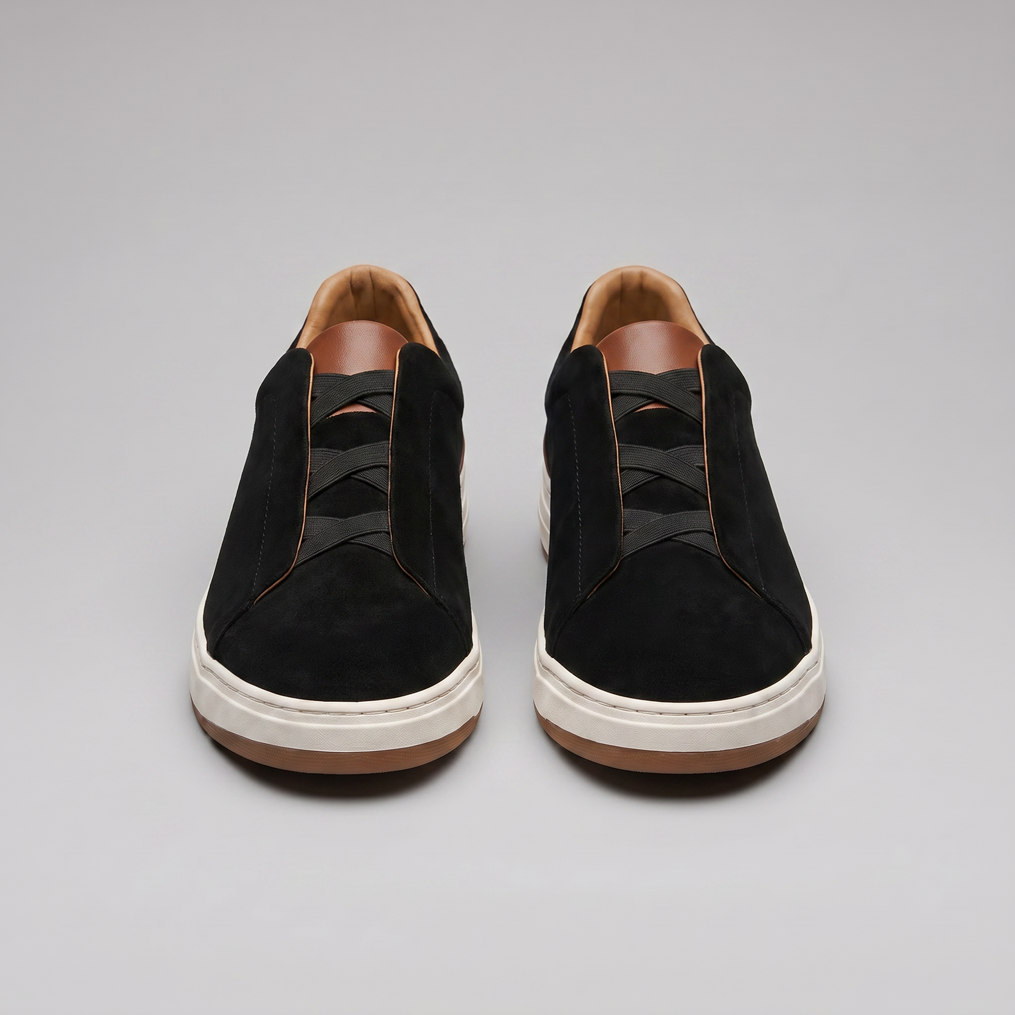 Men's Suede Slip-On Casual Sneakers