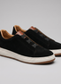 Men's Suede Slip-On Casual Sneakers