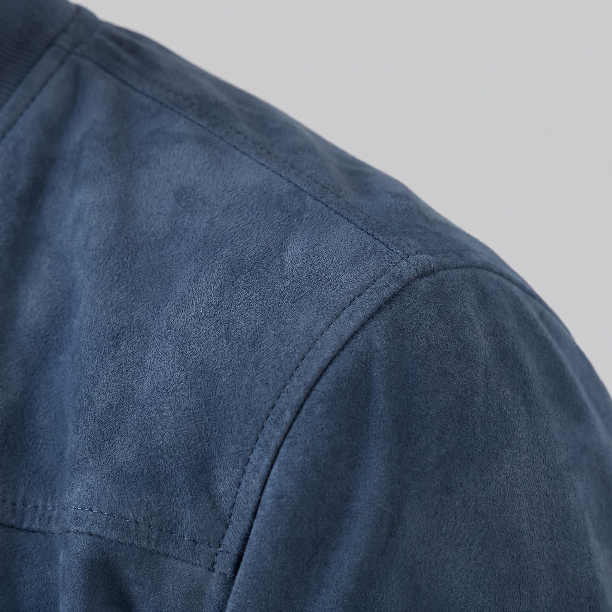 Men's Suede-Touch Bomber Jacket