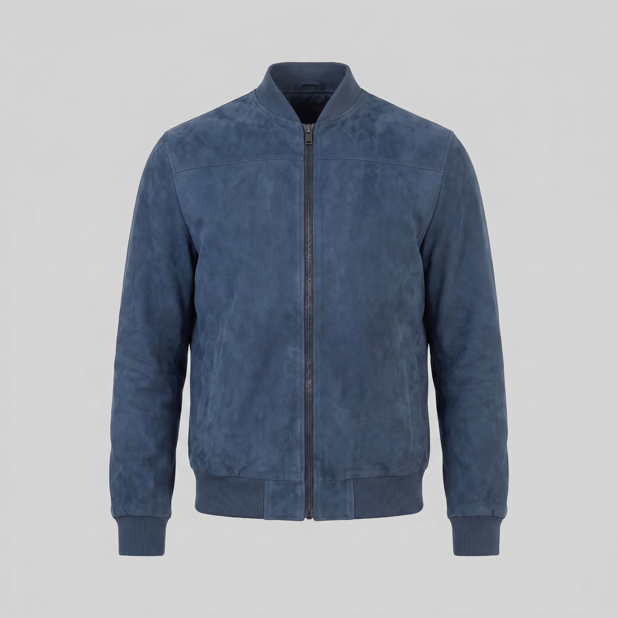 Men's Suede-Touch Bomber Jacket