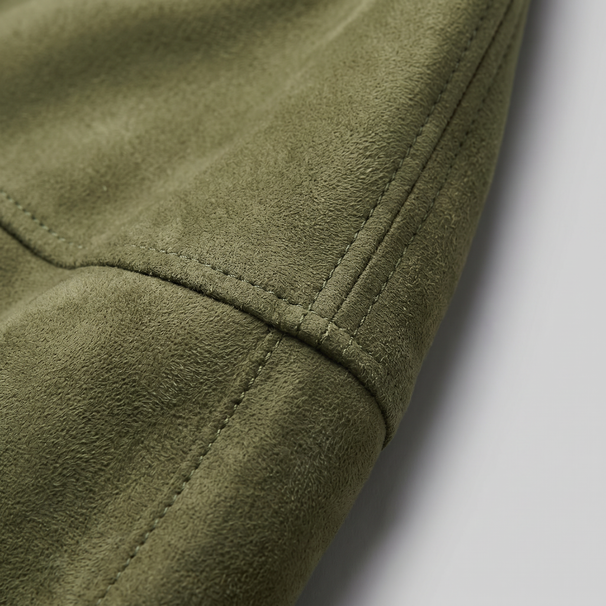 Men's Suede-Touch Bomber Jacket
