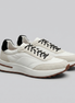 Men's Suede and Nylon Panel Trainers