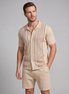 Men's Summer Set - Short Sleeve Shirt and Shorts Outfit