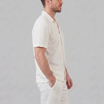 Men's Summer Waffle Outfit Set