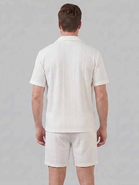 Men's Summer Waffle Outfit Set