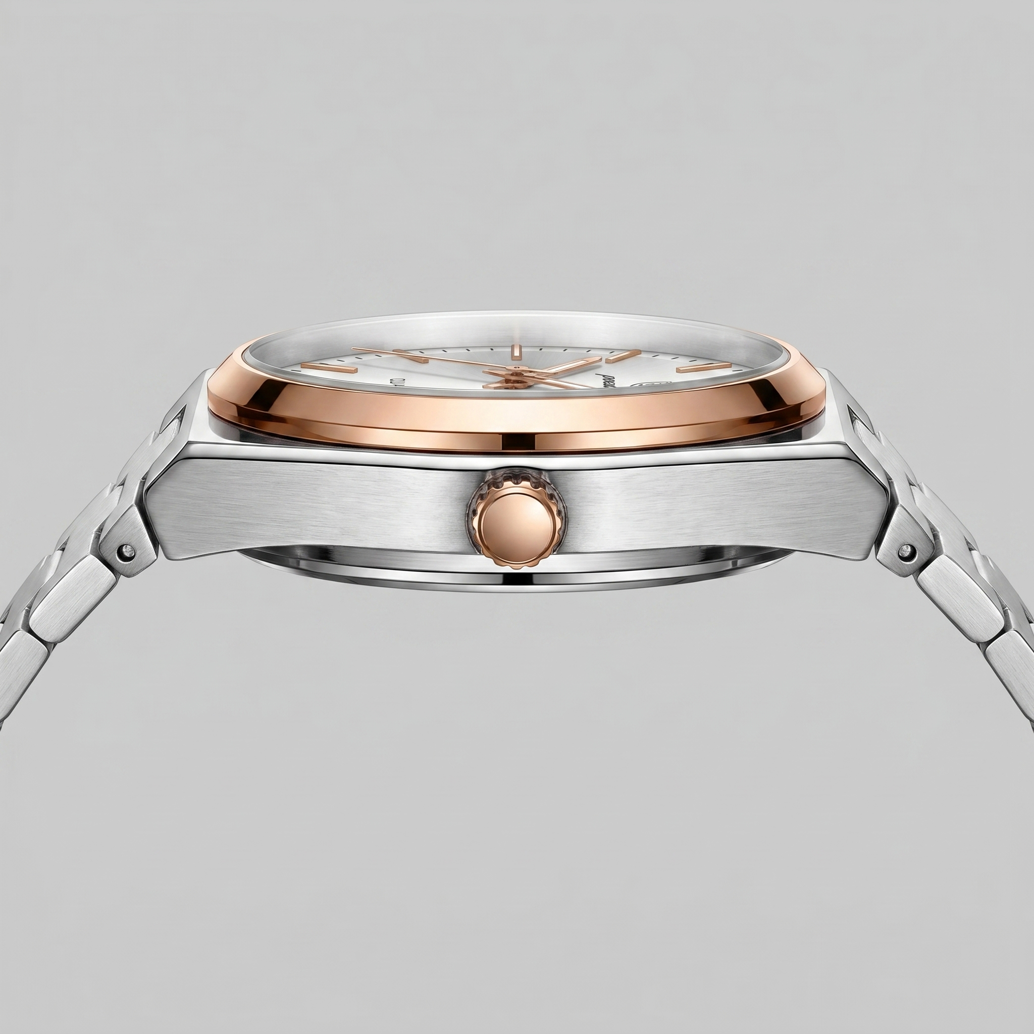 Men's Sunburst Dial Steel Bracelet Watch