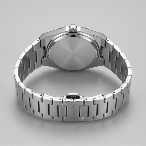 Men's Sunburst Dial Steel Bracelet Watch