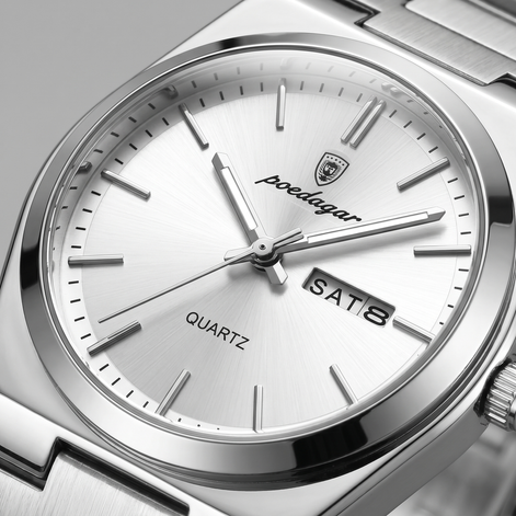 Men's Sunburst Dial Steel Bracelet Watch