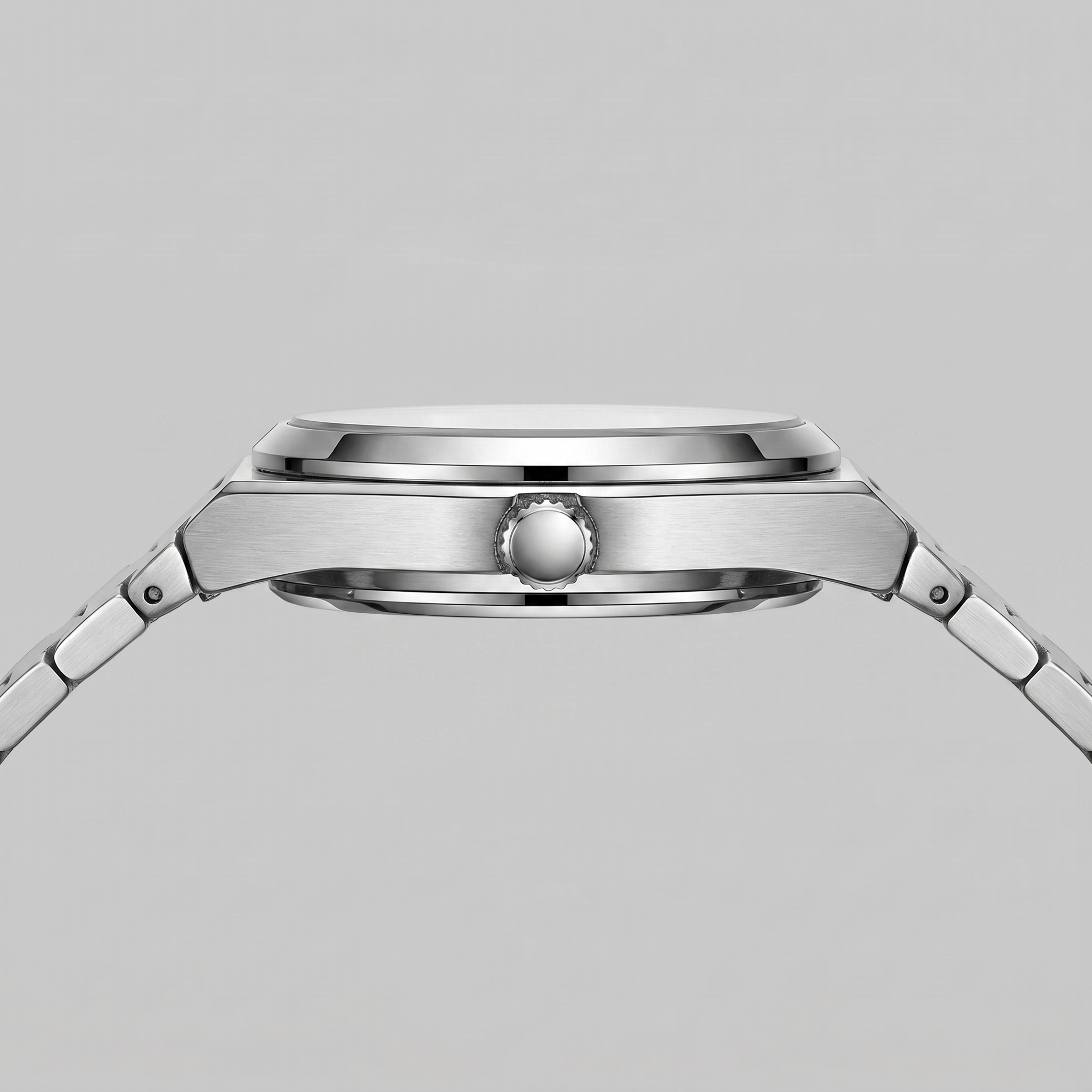 Men's Sunburst Dial Steel Bracelet Watch