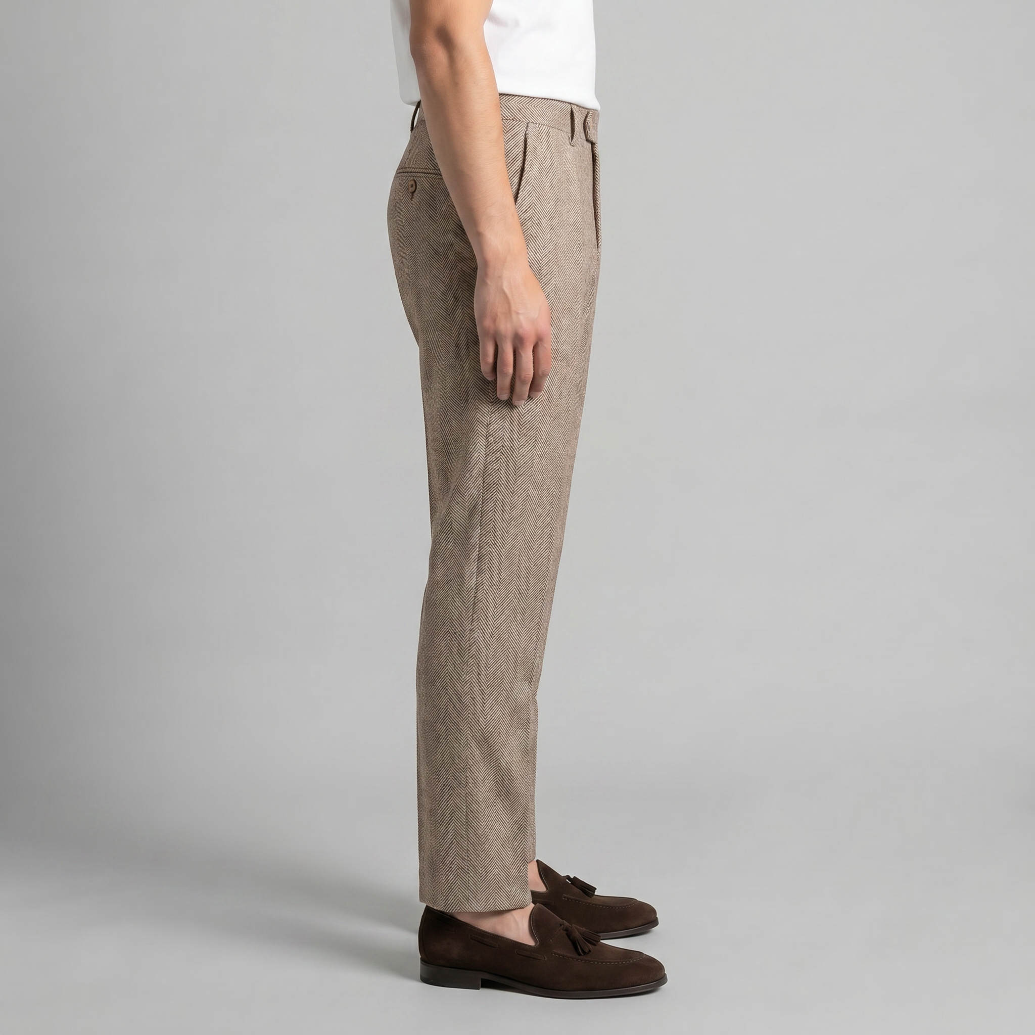 Men's Tailored Ankle-Length Trousers