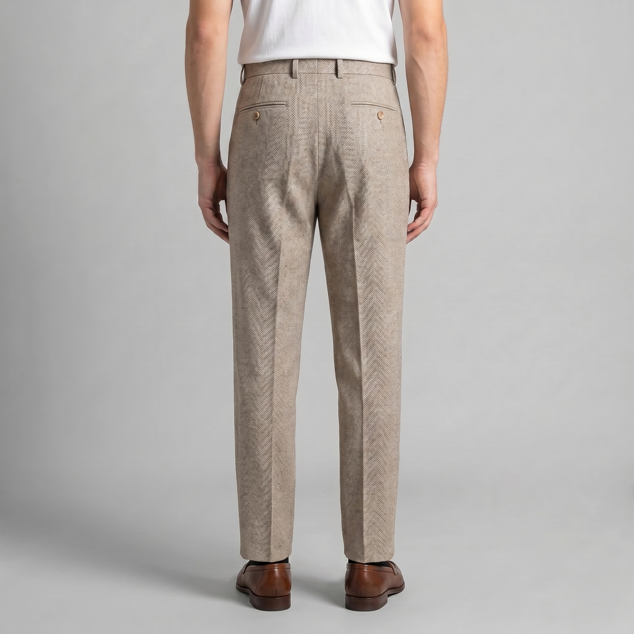 Men's Tailored Ankle-Length Trousers
