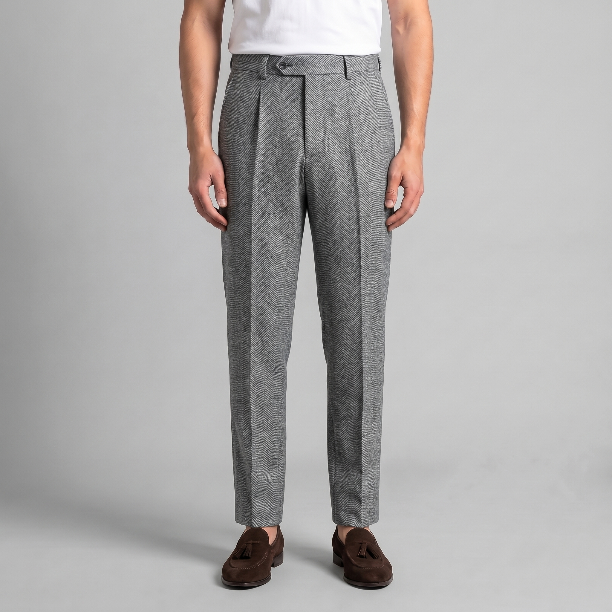 Men's Tailored Ankle-Length Trousers