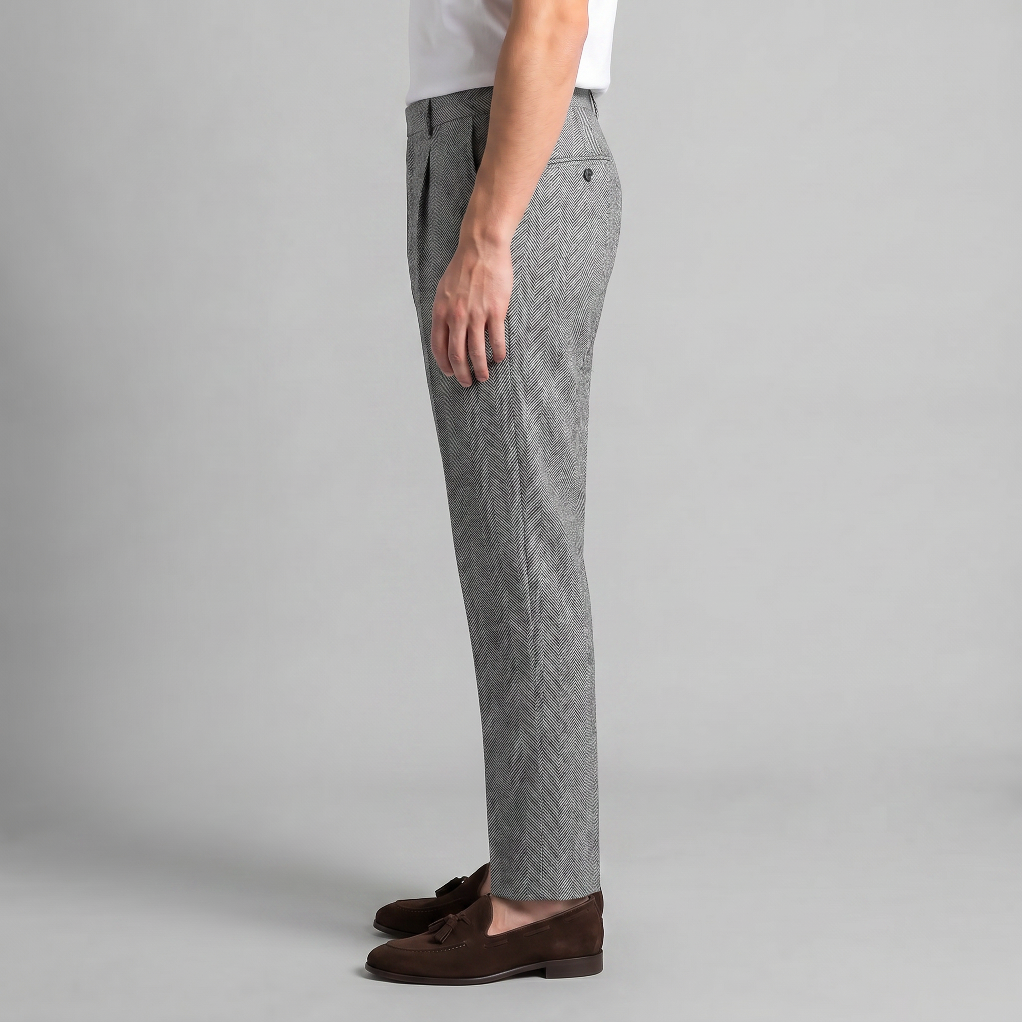 Men's Tailored Ankle-Length Trousers