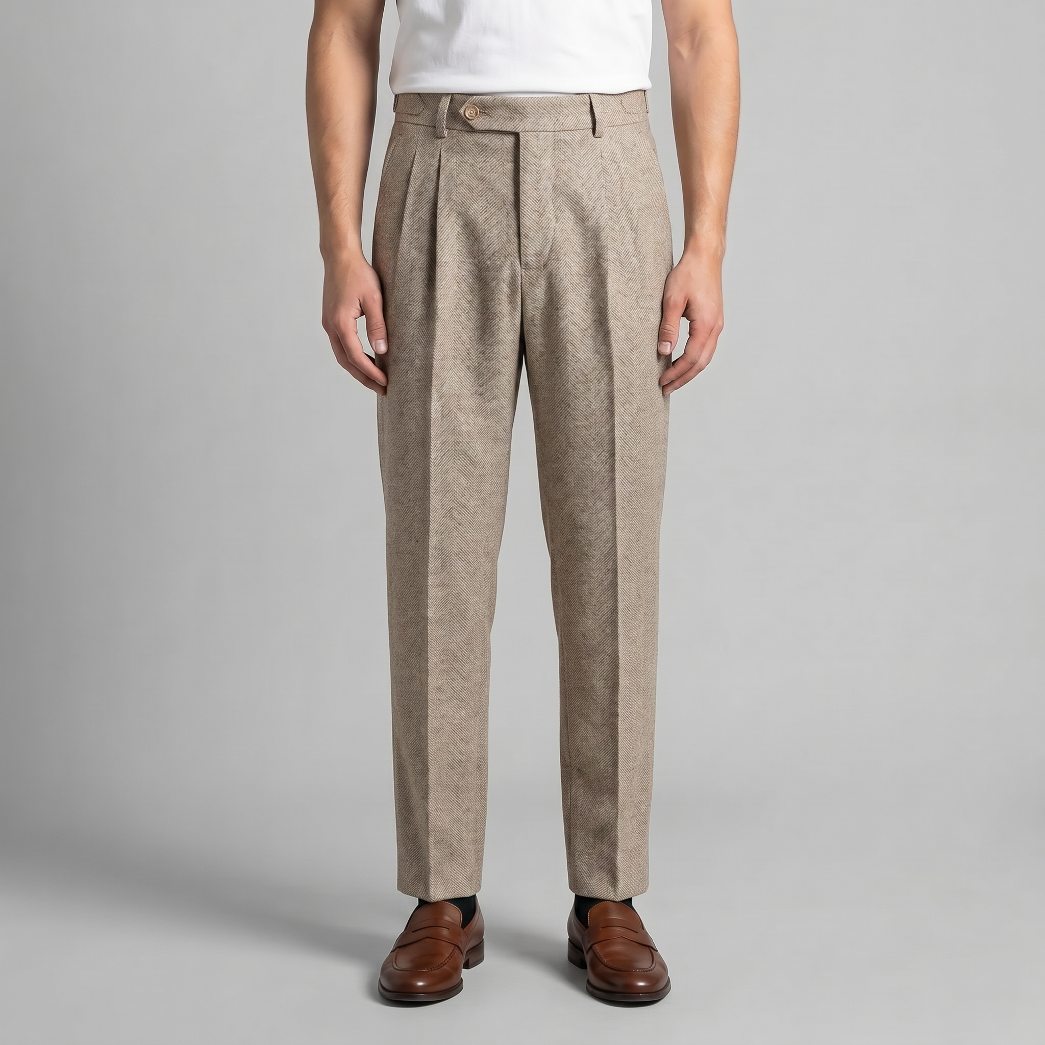 Men's Tailored Ankle-Length Trousers