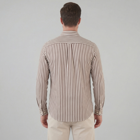 Men's Tailored Fit Striped Shirt