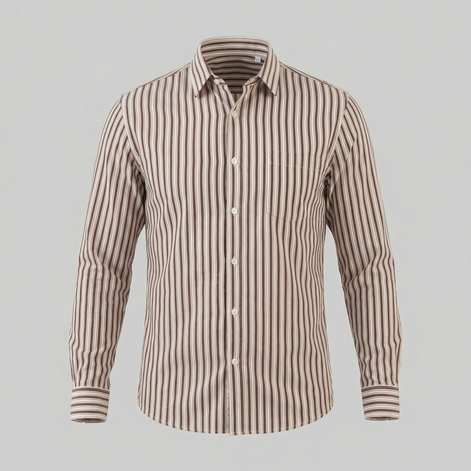 Men's Tailored Fit Striped Shirt