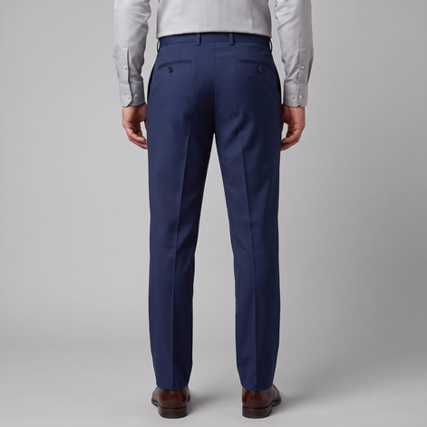 Men's Tailored Flat Front Trousers