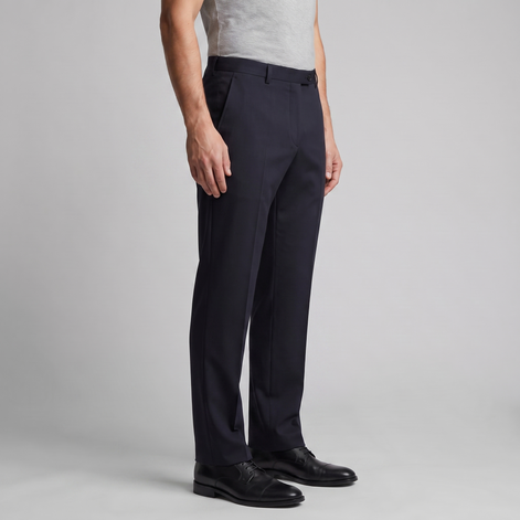 Men's Tailored Flat Front Trousers