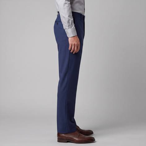 Men's Tailored Flat Front Trousers