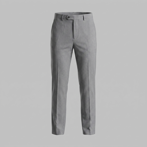 Men's Tailored Flat Front Trousers