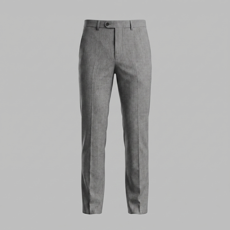 Men's Tailored Flat Front Trousers