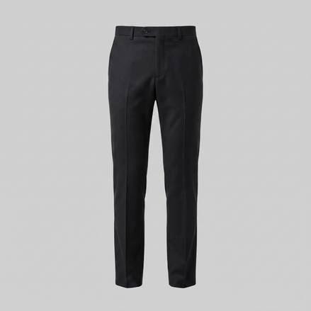 Men's Tailored Flat Front Trousers