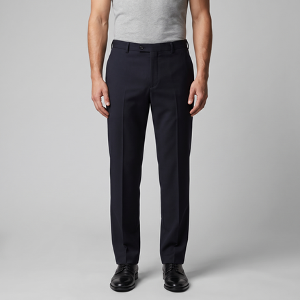 Men's Tailored Flat Front Trousers