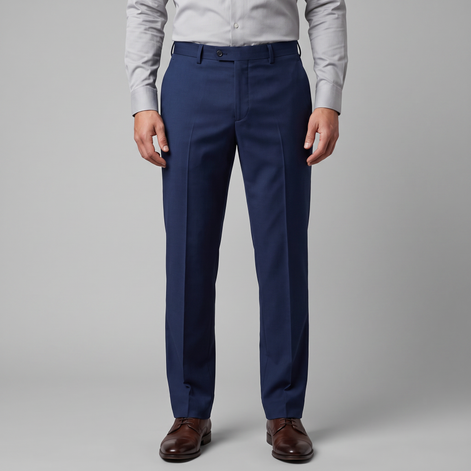 Men's Tailored Flat Front Trousers