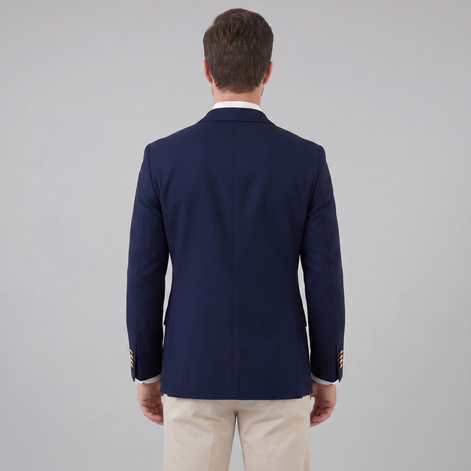 Men's Tailored Grey Blazer Jacket for Formal Occasions