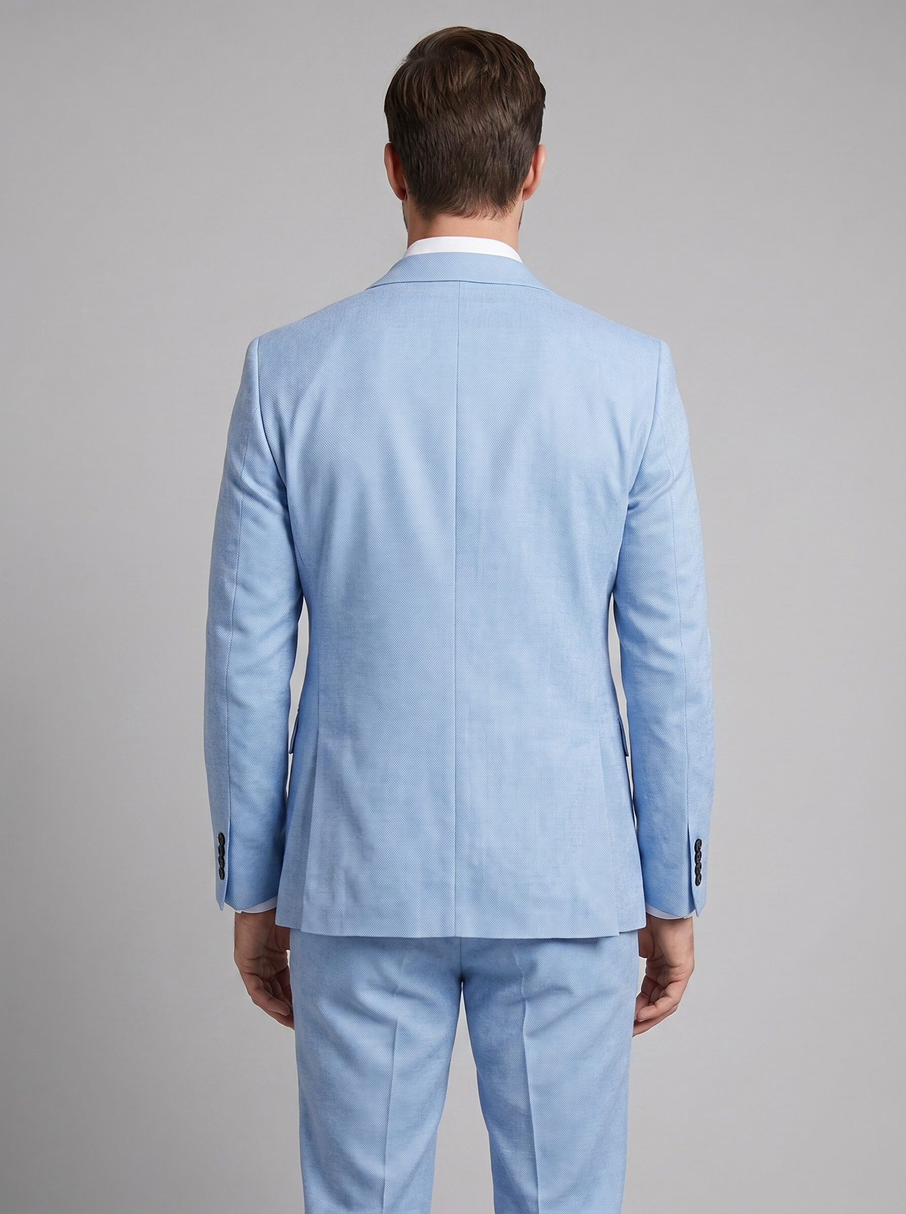 Men's Tailored Two Piece Suit Set with Blazer and Trousers