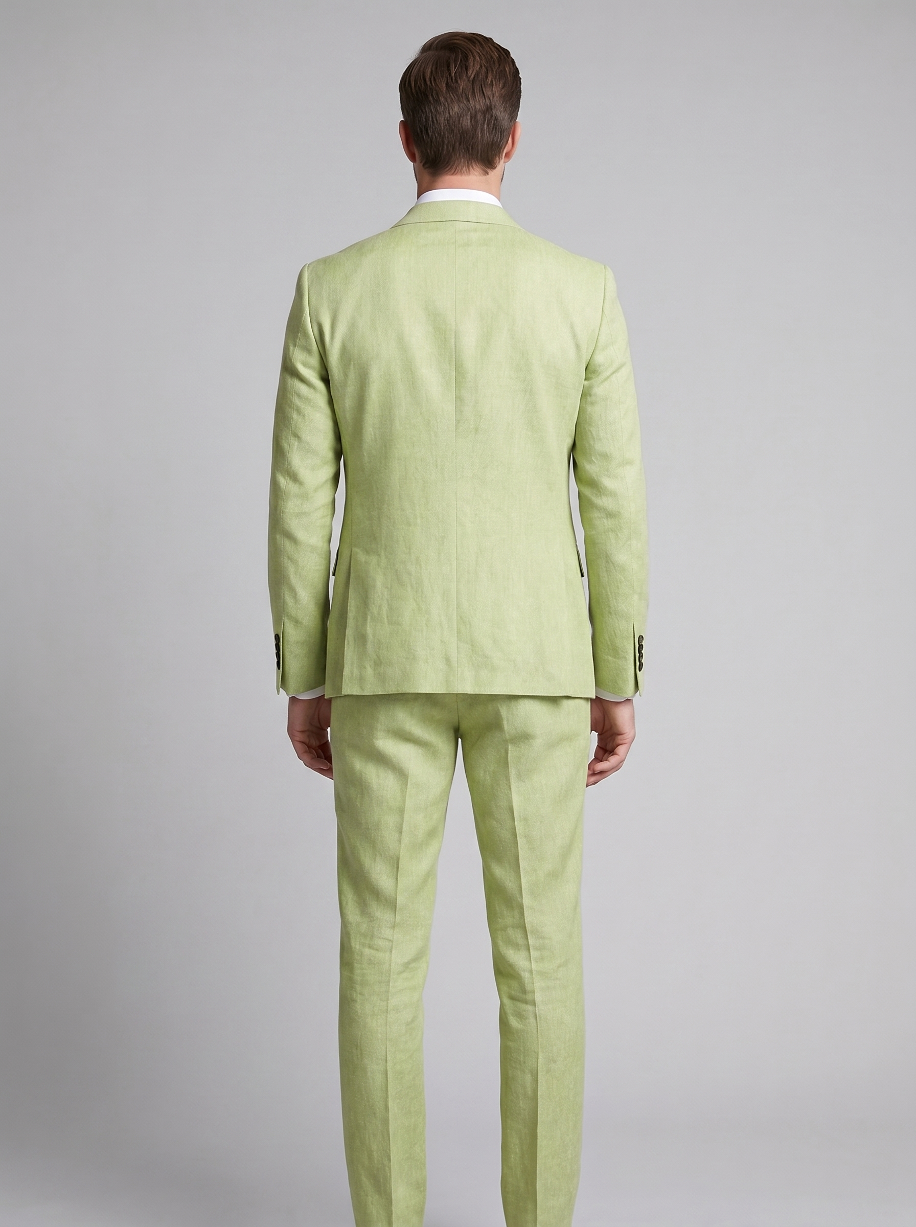 Men's Tailored Two Piece Suit Set with Blazer and Trousers