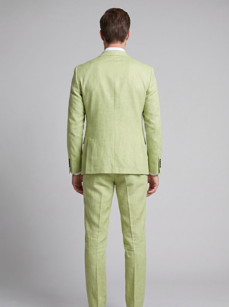 Men's Tailored Two Piece Suit Set with Blazer and Trousers