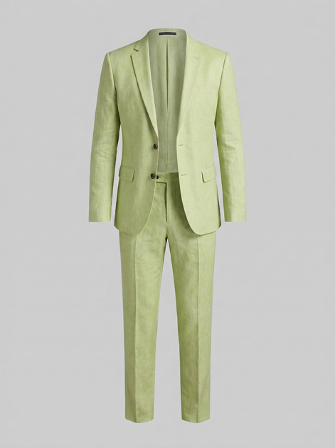 Men's Tailored Two Piece Suit Set with Blazer and Trousers