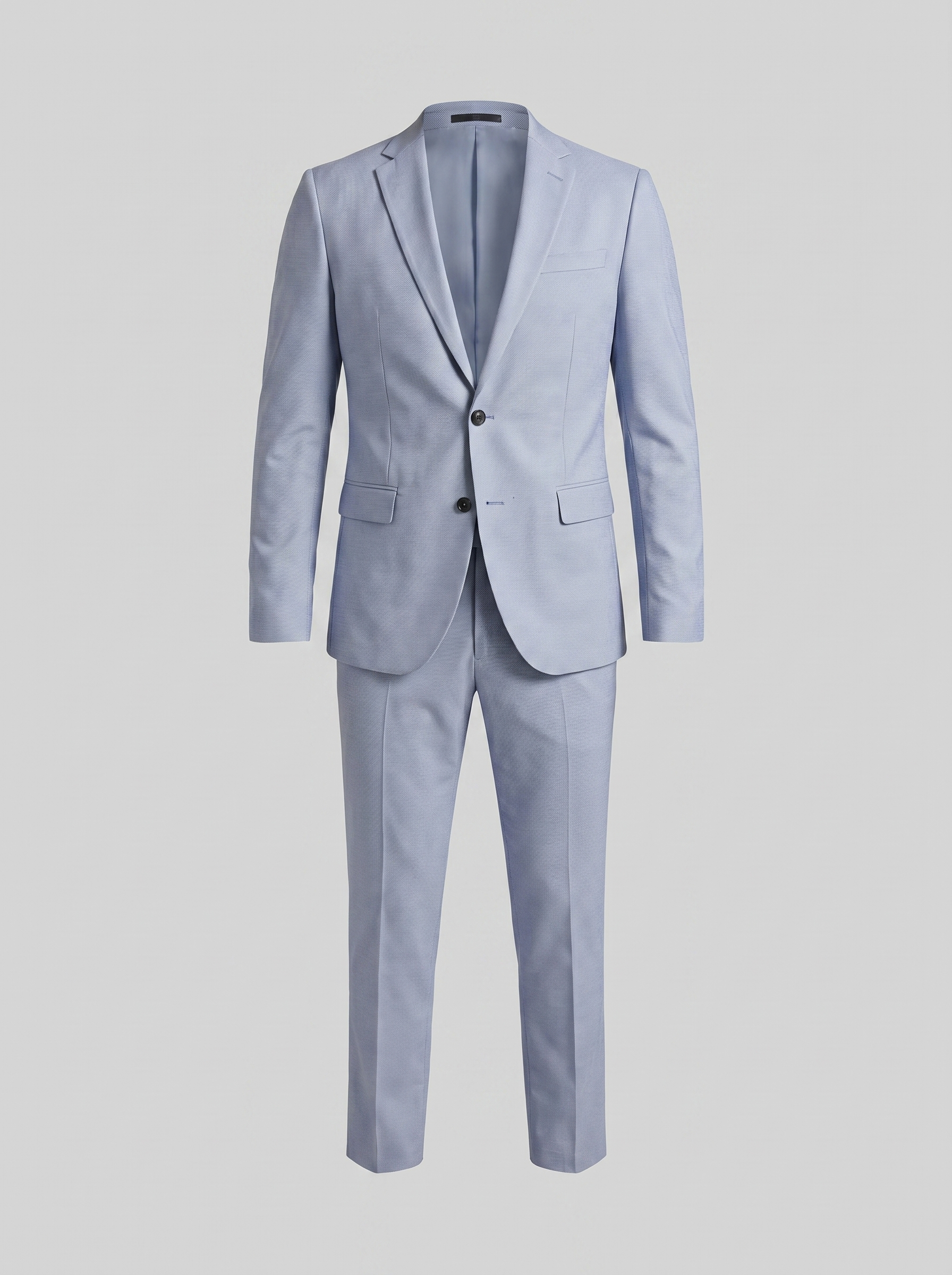 Men's Tailored Two Piece Suit Set with Blazer and Trousers