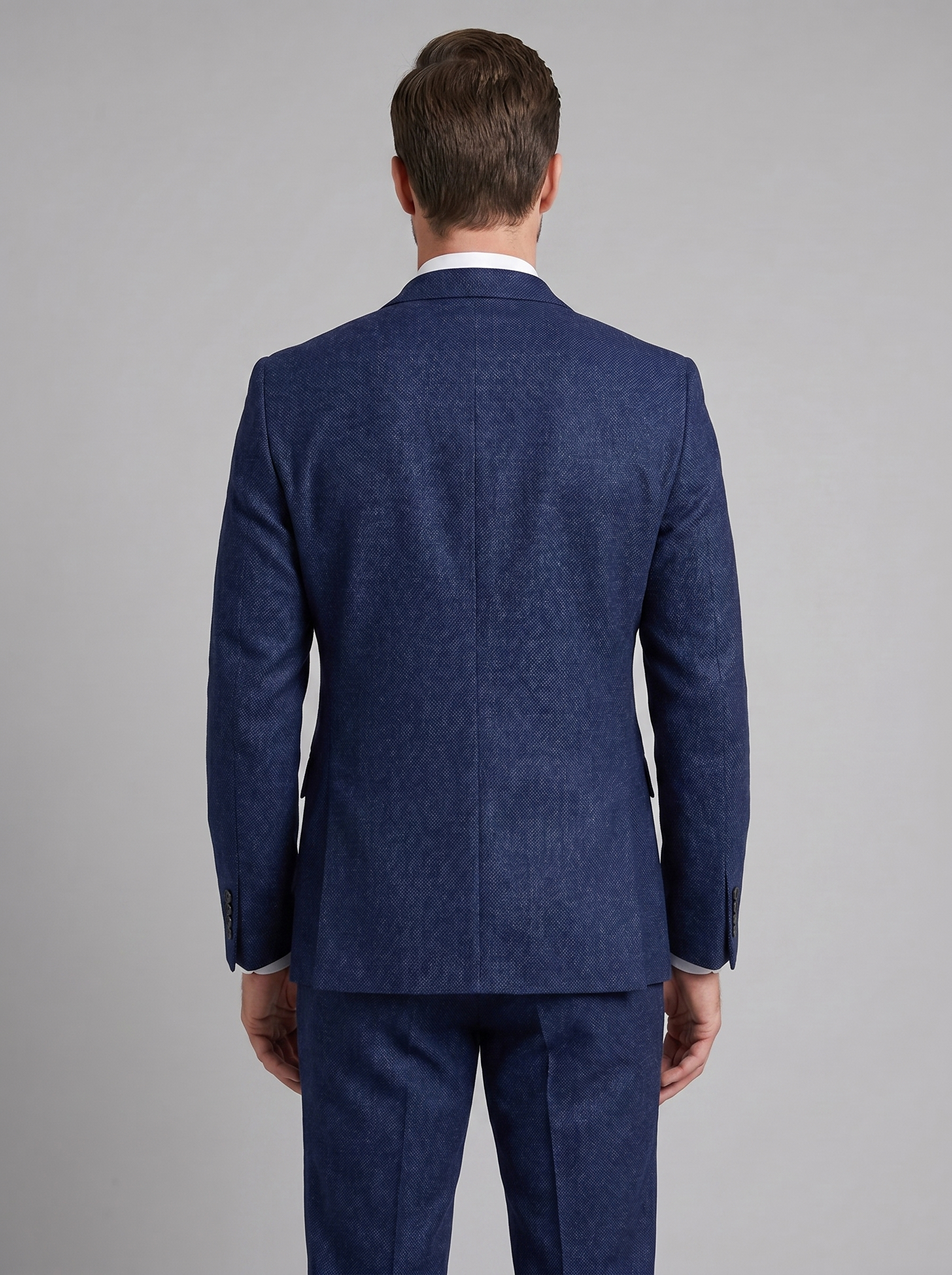 Men's Tailored Two Piece Suit Set with Blazer and Trousers