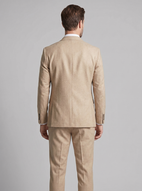 Men's Tailored Two Piece Suit Set with Blazer and Trousers