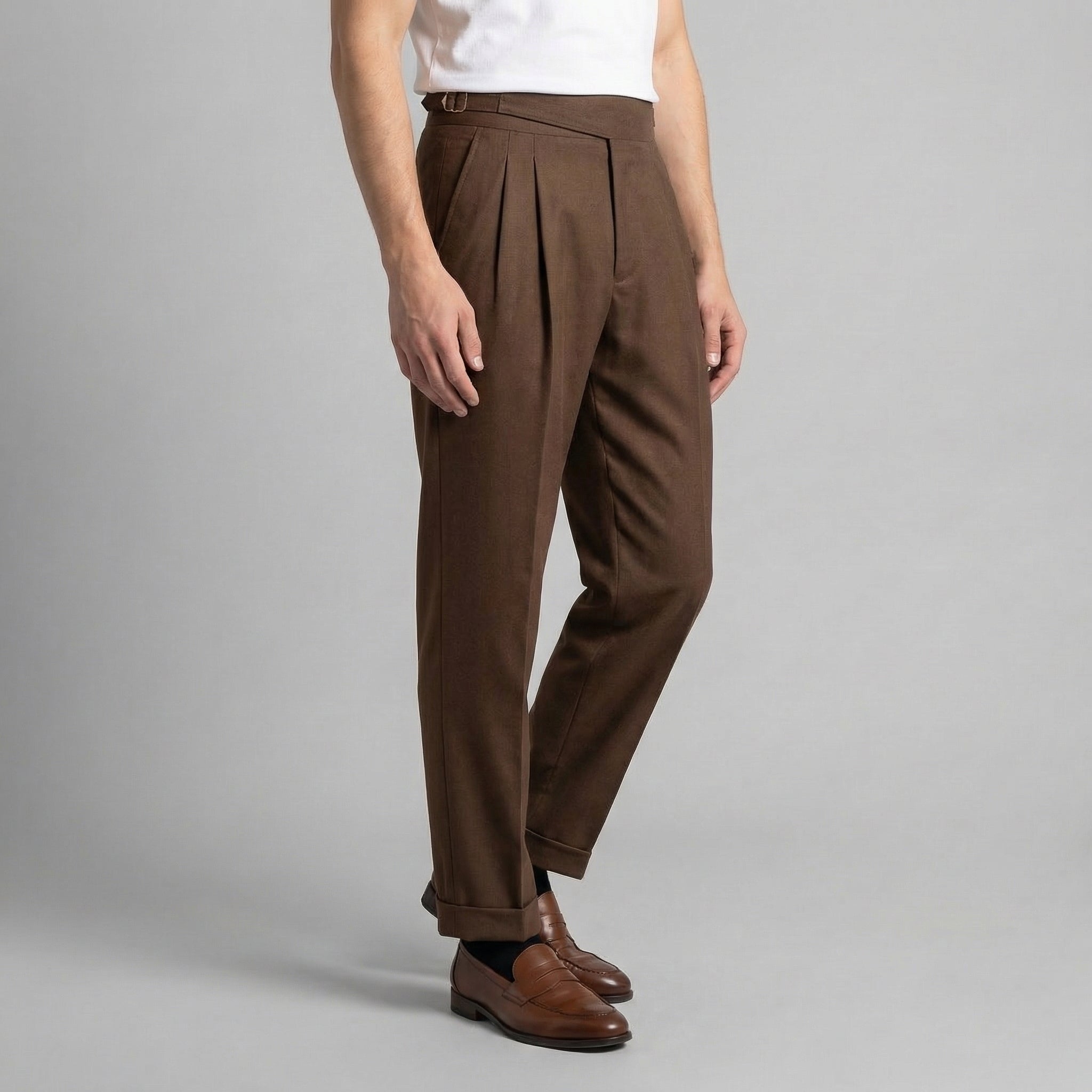 Men's Tailored fit Pleated Trousers
