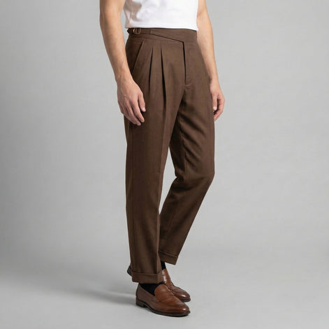 Men's Tailored fit Pleated Trousers