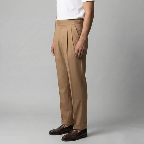 Men's Tailored fit Pleated Trousers