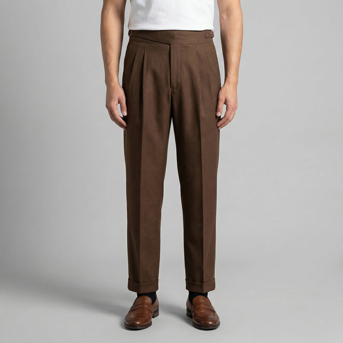 Men's Tailored fit Pleated Trousers