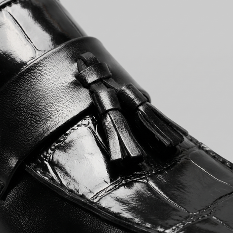Men's Tassel Platform Loafers