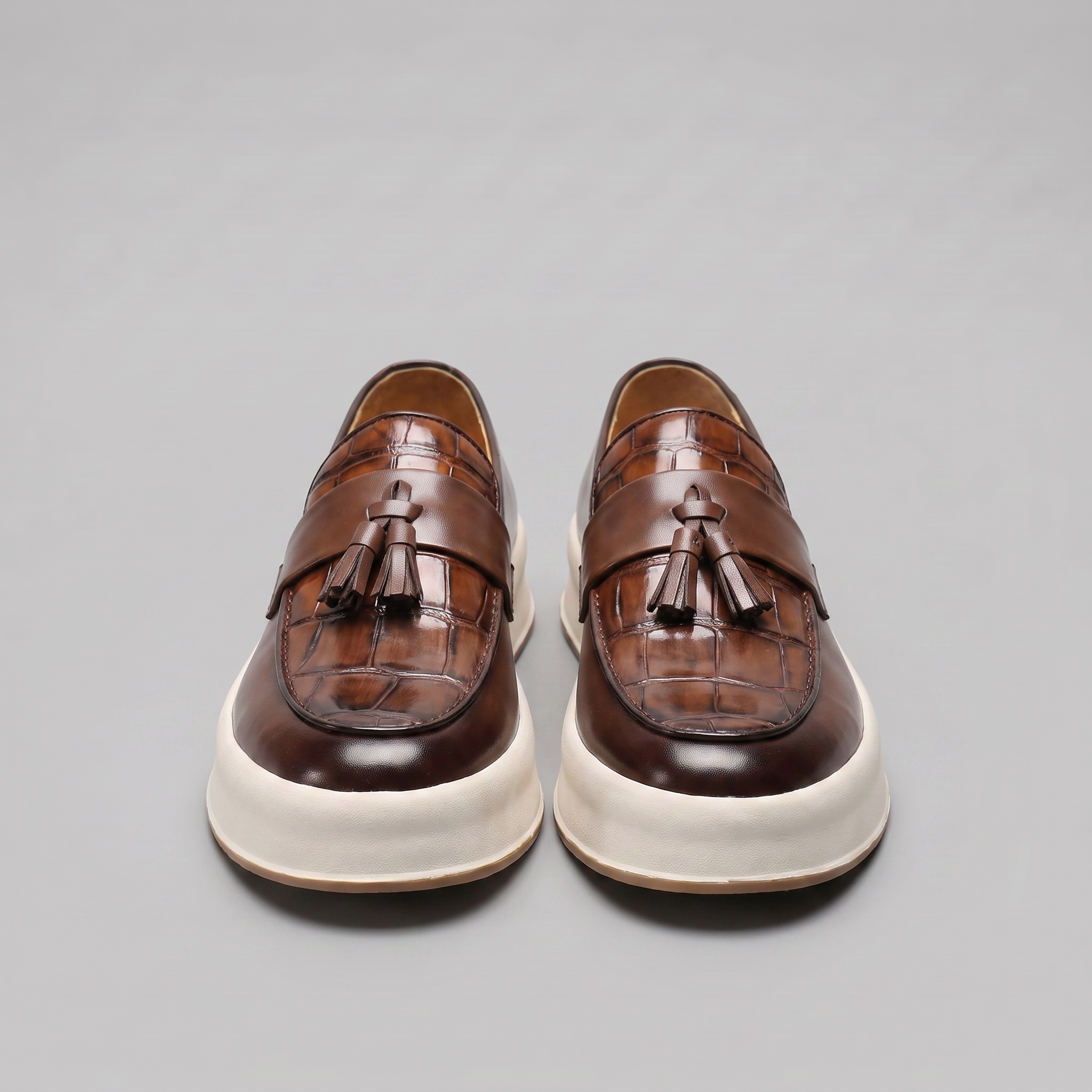 Men's Tassel Platform Loafers