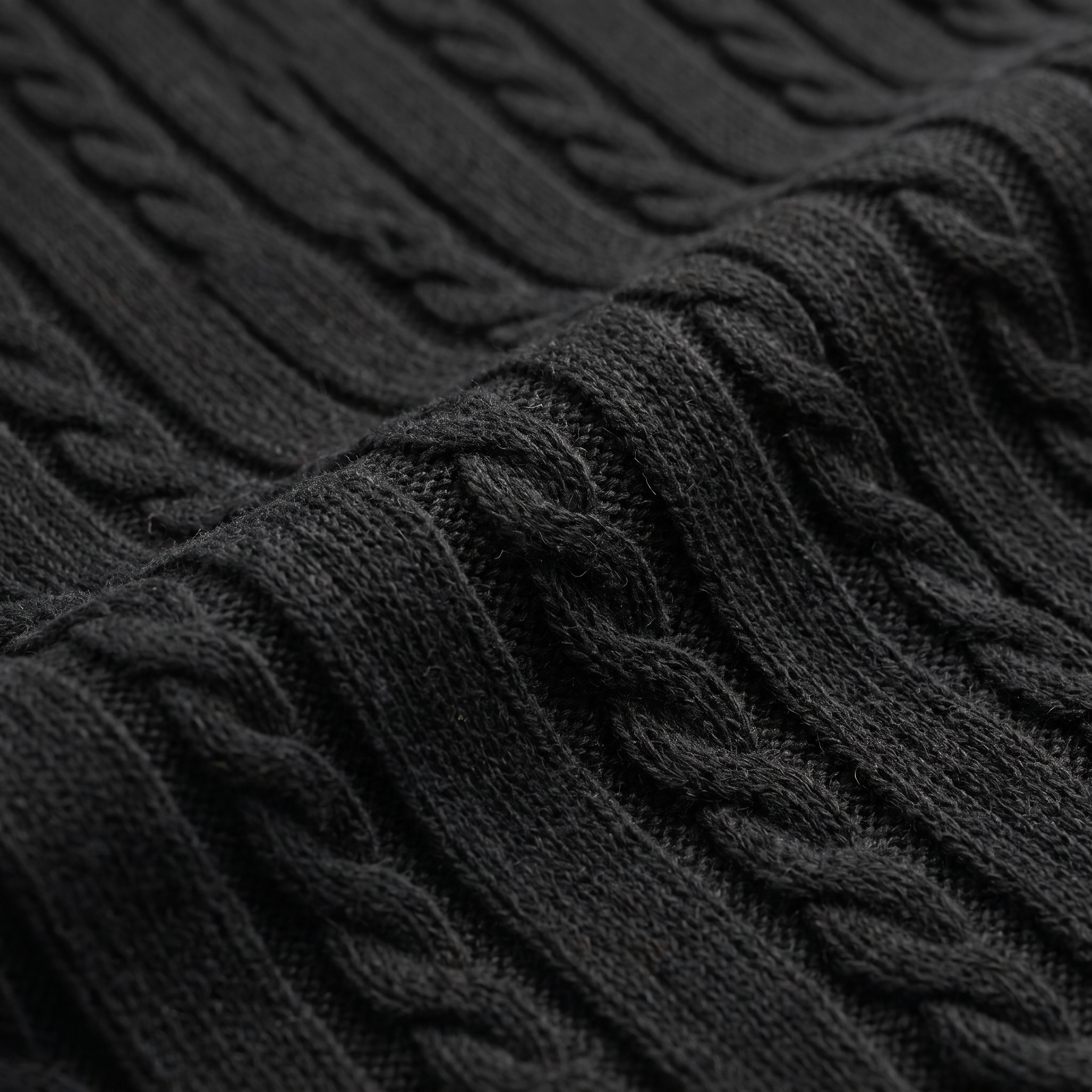 Men's Textured Knit Contrast Trim Polo Shirt